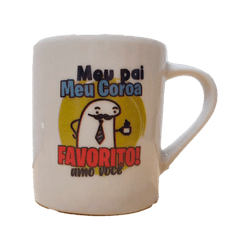 CANECA DE LOUCA S FRANCISCO PORC 280ML DECORADAS PAIS